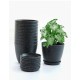 Water-Absorbent Plastic Flower Pot with Tray