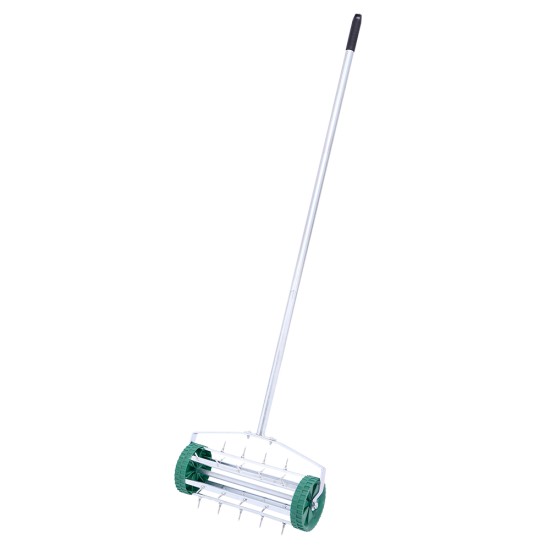 Lawn Aerator Gardening Tool Dark Green