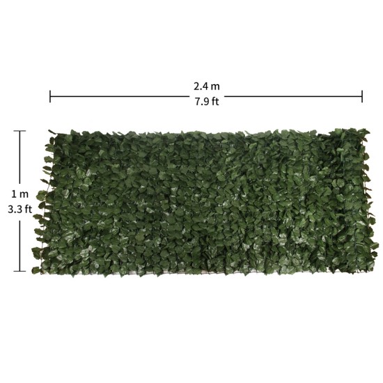  Middle Artificial Ivy Privacy Fence Screen Privacy Wall  Privacy Screen Artificial Faux Ivy Hedge Leaf  Decoration for Outdoor Decor Garden Yard 