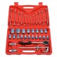 36PC Home Tool Kit && Machine Tool Set With Red 