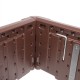 Small Blow Molded Planting Frame Dark Brown