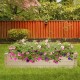 Large Planter Raised Garden Bed -Planter Garden Box for Vegetable/Flower/Herb Outdoor Wooden Planting Frame Ground Type 