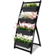 4Ft Vertical Raised Garden Bed ,Freestanding Elevated Planters 4 Container Boxes for Patio Vegetables, Flowers Herb