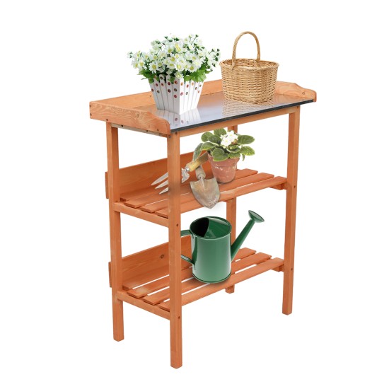 Three Layers Wooden Garden Workbench