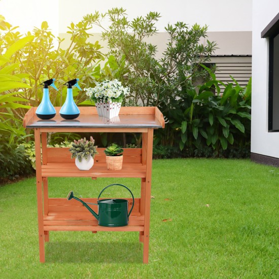 Three Layers Wooden Garden Workbench